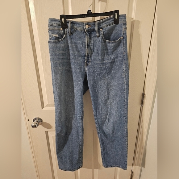 Madewell The Perfect Vintage Straight Crop Jean Size 29 - Picture 1 of 6